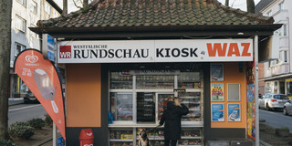 Ansicht eines Kioskhäuschens