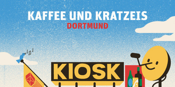 Illustration einer Kiosksituation