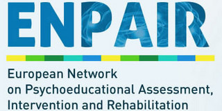 Logo und Schriftmarke des European Network on Psychoeducational Assessment, Intervention and Rehabilitation (ENPAIR) 
